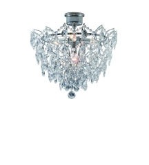 Lamp large crystal ceiling ROSENDAL chrome Markslojd 100511