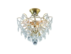 ROSENDAL crystal ceiling lamp gold Markslojd 100538