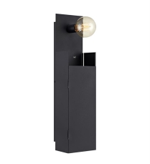 COMBO Wall lamp white with a dimmer and USB black MARKSLOJD 106850