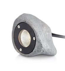 GARDEN24 Spot Outdoor stone fitting LED 3W IP44 gray MARKSLOAD 107286
