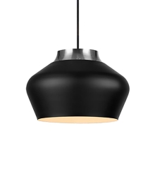 KOM Lamp overhang 1 flame black Ø 31cm MARKSLOJD 107378