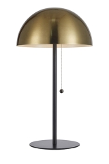 DOME Lampa stołowa 2xE14 H 54,5cm czarna/złota Markslojd 108257