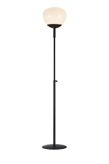 RISE Lampa stojąca E27 H 150cm czarna/biała Markslojd 108278