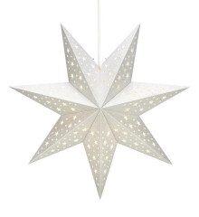 SOLVALLA - Paper pendant star 45cm, silver - Markslojd 704416
