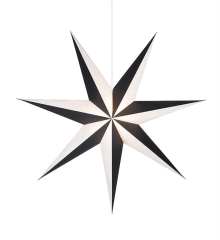 ALVA - Paper pendant star 100cm, white/black - Markslojd 704878
