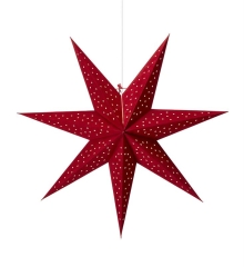 CLARA - Paper pendant star 75cm, red - Markslojd 704902