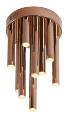 ORGANIC Lampa plafon LED Ø 20cm 10W 3000K miedziana MAXLIGHT C0116