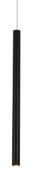 ORGANIC Lampa wisząca LED Ø 2,5cm 1W 3000K czarna MAXLIGHT P0203