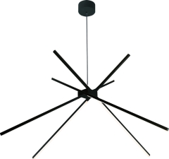 Spider Lampa Wisząca LED Ø 114cm 33W 3000K czarna MAXLIGHT P0412 