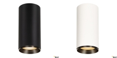 NUMINOS PHASE XL, lampa plafon LED 36W 2700, 3000, 4000 K 24°, 36°, 60° czarna/biała SLV