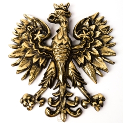 Eagle Polish Emblem 29cm brass - school court office office