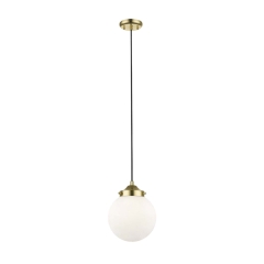 Riano Hanging lamp 1 flame black / gold Zuma Line P0454-01D-F7AA