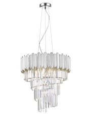 Gladius Lampa plafon kryształowy Ø 51cm 6xE27 chrom Zuma LINE P0535-06C-F4AC