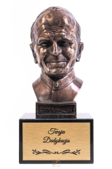 Pope John Paul II - Brass bust