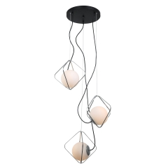 Canto Italux PEN-5696-3-BKCR hanging lamp