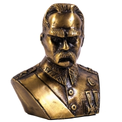 Large Piłsudski bust Brass no. 209
