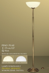 Lampa podłogowa 1 płom. Pino klosz alabaster Ø 35cm biały krem P1A ICARO