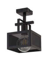ALBERT 1 Lampa plafon E27 czarny Sigma 32178