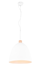 JAGGER Lampa wisząca Ø 40cm E27 biały R30681931 RL
