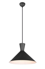 ENZO Lampa wisząca Ø 35cm E27 czarny R30781932 RL
