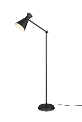 ENZO Lampa stojąca regulowana H 150cm  E27 czarny R40781032 RL