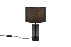 Grazia Lampa stołowa z abażurem E14 czarna R51711032 Rl