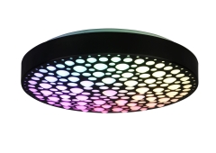 CHIZU Lampa plafon LED RGB Ø 40cm 22W 2700-6000K czarny R67161132 RL