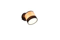Bolzano Lampa kinkiet z abażurem regulowany E14 czarna R81661732 Rl