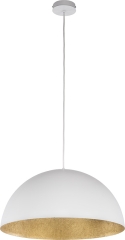 SFERA Lampa wisząca Ø 90cm E27 biała/złota Sigma 30127