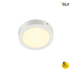 SENSER 18 lampa plafon LED Ø 16,5cm 12W 3000K biała SLV 1003015