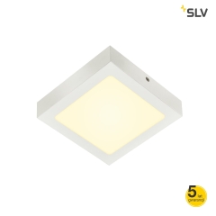 SENSER 18 lampa plafon LED 16,5x16,5cm 12W 3000K biała SLV 1003018