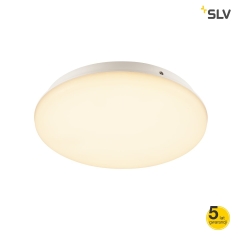 SIMA Lampa plafon LED z czujnikiem ruchu Ø 30cm 24W 3000K IP44 biała SLV 1005086