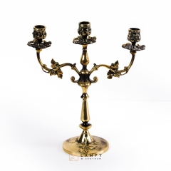 Brass candle holder VINE 3 arms, No. 148