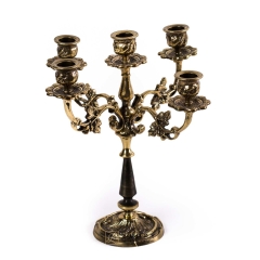 Brass candlestick VINE 5 arms No. 147