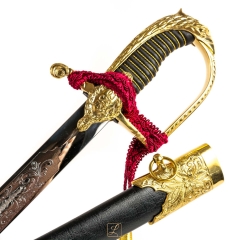 Polish saber wz 21 decorative with scabbard, chrome blade