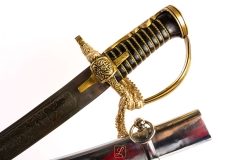 Polish hussar saber with toe with a steel sheath, late 17th century