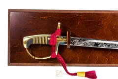 Polish saber wz. 1976 chromed blade + TABLO - replica