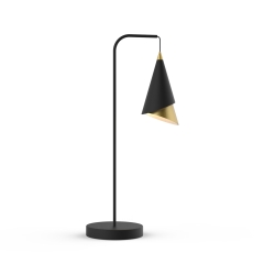 Raalto Lampa stołowa LED 1 płom czarna/złota ITALUX TB-433128-1