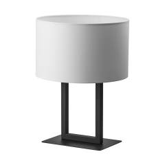 Tessa Lampa stołowa z abażurem E27 H55cm czarna/biała 5131 ZUMA LINE