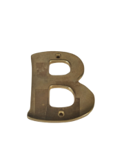 Litera mosiężna "B" wys 5cm