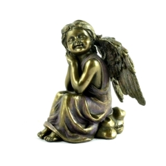 Aniołek zamyślony - Figurka Veronese WU70502A4