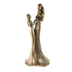Statuetka ślubna z druhną - Figurka Veronese WU73413A4