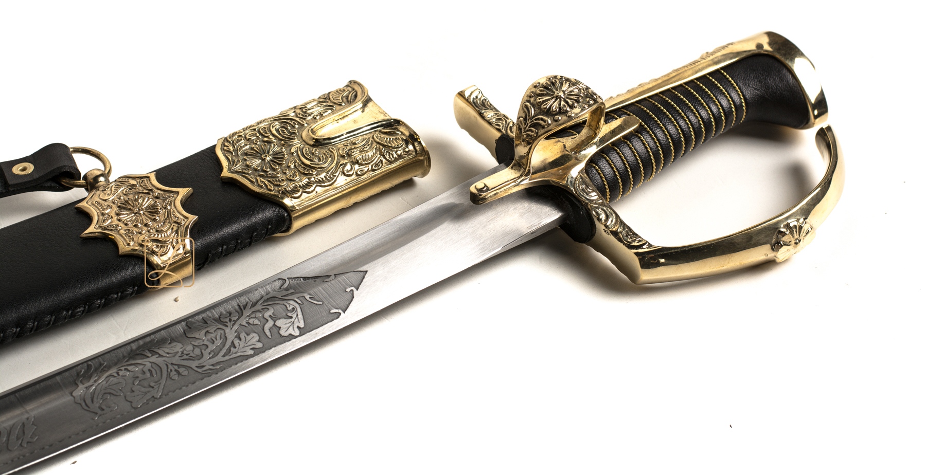 Hussar saber with scabbard, second half 17th century, blade forged, hardened. A unique gift!