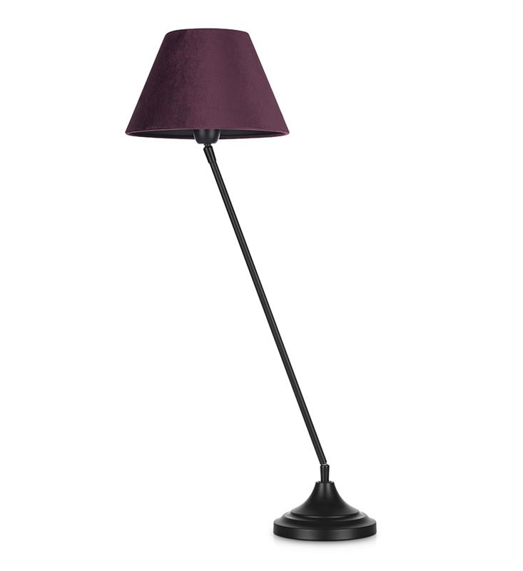 GARDA Table lamp with lampshade black / purple MARKSLOJD 107384