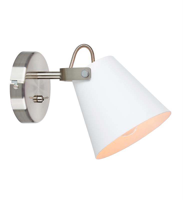 TRIBE Wall lamp with switch white MARKSLOJD 107395