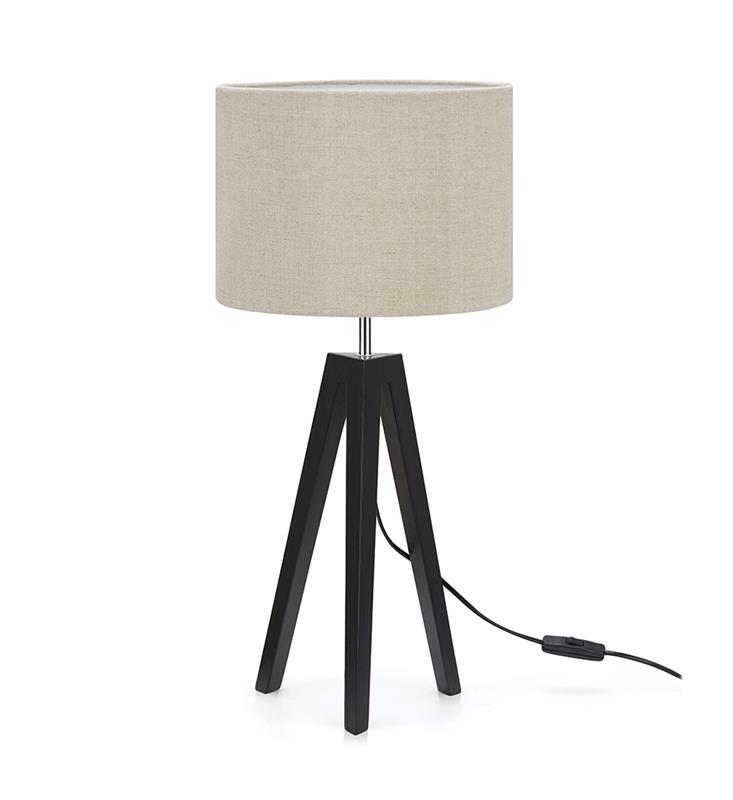 LUNDEN Table lamp with shade black / beige MARKSLOJD 107944
