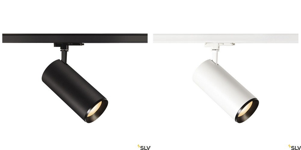 NUMINOS DALI XL, reflektor LED do szyny 3-F 36W 2700, 3000, 4000 K 24°, 36°, 60° czarna/biała SLV