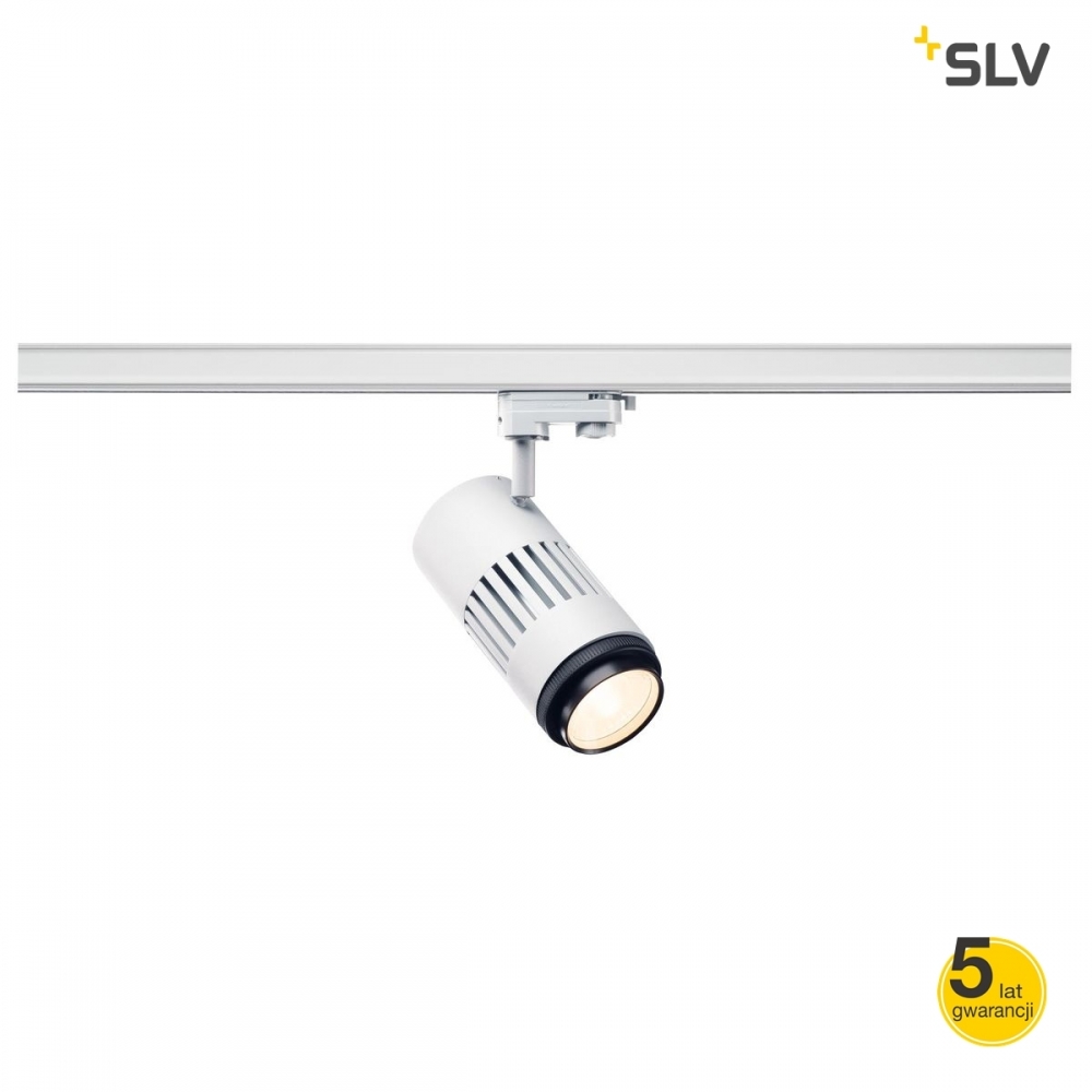 STRUCTEC LED reflektor LED do szyny 3-fazowej 35W 3000K 20-60° biały SLV 1000657