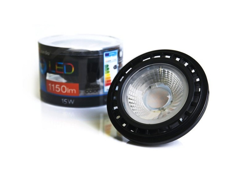 LED bulb 15W 3000K ES111 GU10 dimmable black AZ1499