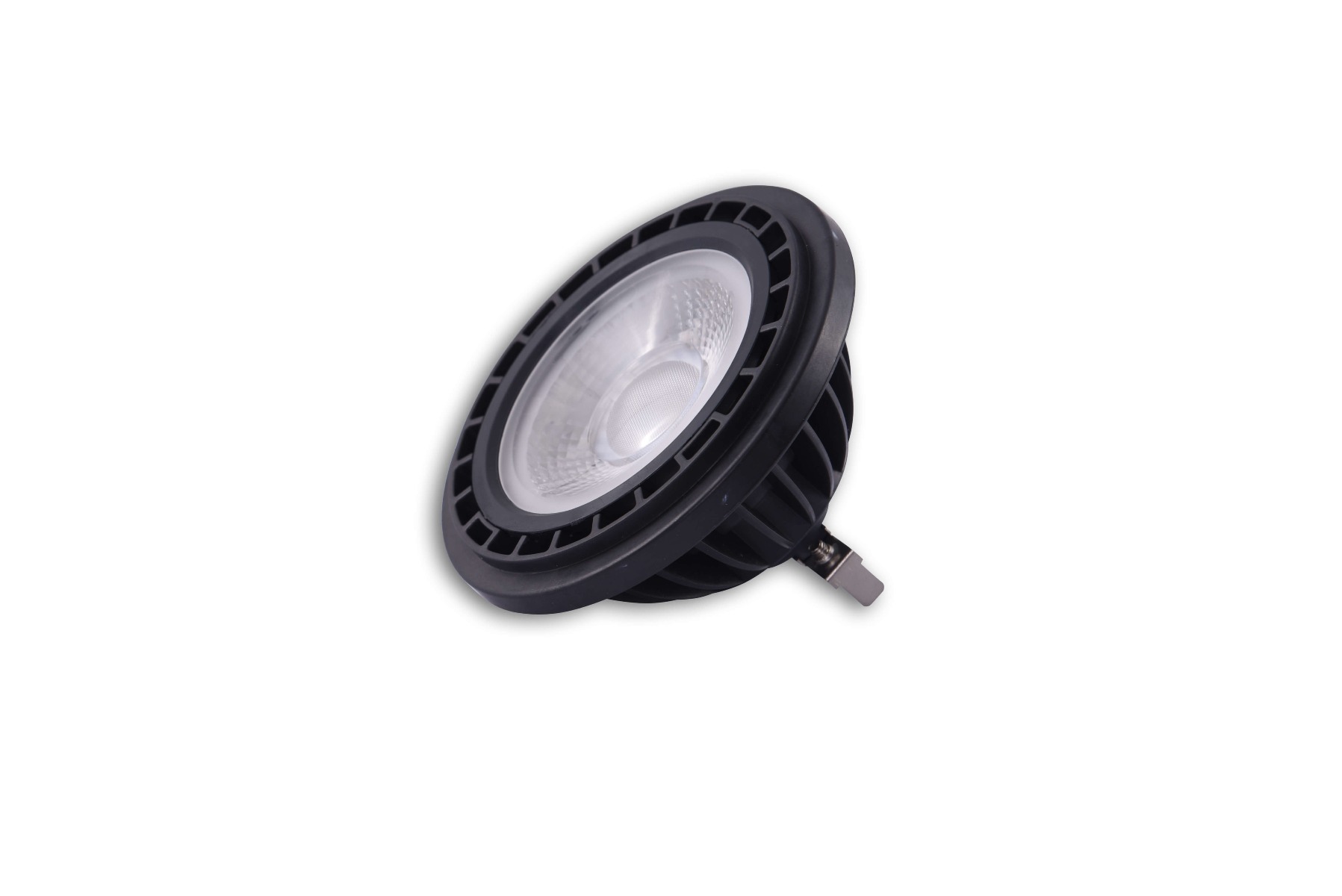 LED QR111 LED bulb 12V 17W 45 ° G53 black frame Azzardo LL153172